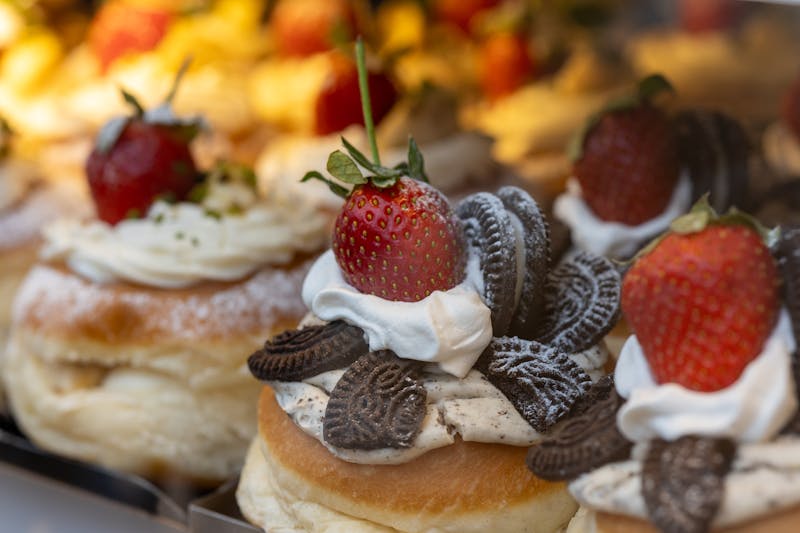 Cannoli — Sicilian pastry filled with ricotta cream